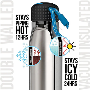 Listes des meilleures ventes sur <span class=keywords><strong>Amazon</strong></span> Bouteille d'eau en acier inoxydable de 500ml Bouteille isotherme étanche à double paroi <span class=keywords><strong>Thermos</strong></span> isolé sous vide - Product Image 5