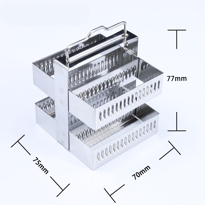 Stainless Steel Slide Staining Racks for Lab Efficiency
