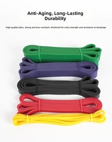 Bandas de Resistencia Portátiles para Ejercicios de Fuerza en Casa, Gimnasio, Entrenamiento, Fitness, Banda Elástica para Estiramiento Corporal