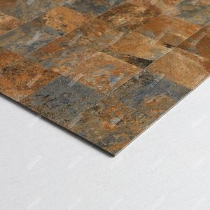 Tuile de douche autocollante en vinyle <span class=keywords><strong>PVC</strong></span> <span class=keywords><strong>imitation</strong></span> marbre rustique en ardoise carrée de 12 x 12 pouces pour crédence de cuisine - Product Image 5