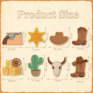 Bigoo Western Cowboy Style Memo <strong>Pads</strong> with Self-Adhesive Notes Colorful Design Customizable Wholesale Price for Office <strong>Study</strong> Use - Product Image 3