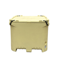 Bac à poisson rotomoulé 850L UV15 anti-vieillissement, -40°C ° Sac isotherme C résistant pour la chaîne du froid