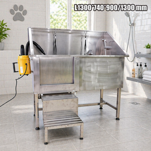 Baignoire de toilettage pour animaux de compagnie EUR VET, vente en gros d'usine, baignoire de douche personnalisée pour chiens - Product Image 1
