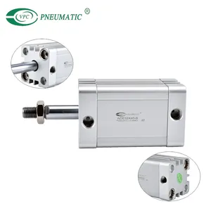 Fabricantes Profissionais Cilindro Fino ACE Modelo PistonType Dupla Ação Pneumática Cilindro De Ar Compacto