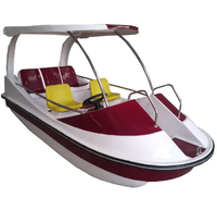 Bateau électrique pour parc aquatique 5 passagers, produits de parc aquatique, bateau barbecue électrique à vendre