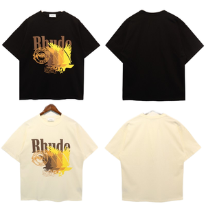 Camiseta de Manga Corta para Hombre A283, Estilo Juvenil Universitario 2025, Alta Calidad, 100% Algodón Tejido, 200g, Estampada, Ecológica - Product Image 1