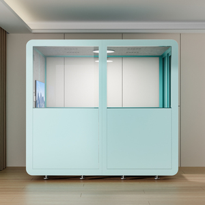 Cabina de reunión de oficina silenciosa insonorizada, cabina de teléfono con aislamiento de ruido, cabinas de <span class=keywords><strong>estudio</strong></span> de grabación - Product Image 6