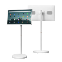 Pantalla Interactiva Inteligente HD con Retroiluminación LED Portátil de 32 Pulgadas, 1080p, Proyección Giratoria, Android, Altavoces Integrados