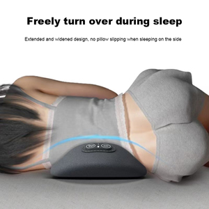 Oreiller de massage électrique en mousse à mémoire de forme avec chaleur et vibrations <span class=keywords><strong>pour</strong></span> le soutien lombaire et de la colonne vertébrale - Product Image 3