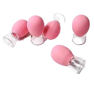 Silicone vácuo sucção rosto massagem copos anti celulite terapia linfática conjuntos para os olhos - Product Image 5