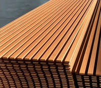 Panneau acoustique en bois rainuré perforé, panneau absorbant le son en MDF, ignifuge, pour salle de réunion, auditorium