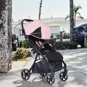 Cochecito de Bebé SHUANGXING SX-S5506C Dos en Uno, Portátil, Ligero, Plegable, Puede Usarse al Aire Libre y en Cafeterías, Color Rosa, de 0 a 3 Años - Product Image 2