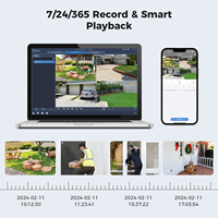 Caméra de sécurité CCTV NVR POE extérieure étanche IP67 4K 8MP H.265 avec détection faciale et détection de véhicules