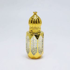Luxury Golden Arabian Glass Empty Essential <b>Oil</b> <b>Roll</b> <b>on</b> Nail Polish Hot Stamping 6ml Capacity Custom Logo Eco-friendly 100pcs - Product Image 3
