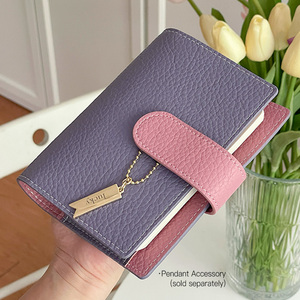 Libreta de Cuero Suave A7, Diseño Elegante con Anillas M5, Mini Libreta de Bolsillo para <span class=keywords><strong>Viajes</strong></span>, Negocios, Regalo - Product Image 2