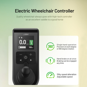 持ち運びやすいカーボンファイバー製折りたたみ式電動車椅子、PUソリッドタイヤ搭載電動車椅子 - Product Image 6