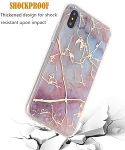 IMD mármol móvil del TPU de la cubierta trasera de la caja del teléfono celular para iphone X Xs X - Product Image 4