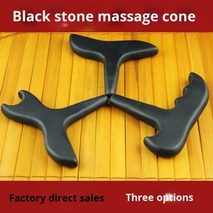Outil de massage triangulaire en pierre Bian pour la thérapie des méridiens et le massage des points de pression du pied - Product Image 2