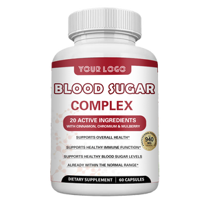 Cápsulas de Fórmula Herbal Natural para Controle de Açúcar no Sangue com Canela, Melão Amargo e Ácido Alfa-Lipoico para Níveis Saudáveis de Açúcar no Sangue - Product Image 2