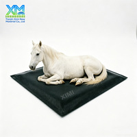 Matelas Confortable pour Écurie, Tapis de Sol Robuste en Caoutchouc pour Chevaux, Absorption des Chocs, Anti-Fatigue, Literie Équine pour Ferme Équestre