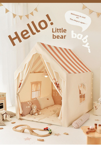 Tente de jeu Château de Princesse, portable pour intérieur, avec lumières, en polyester stable, jouet pour enfants, pour bébés filles et garçons de 3 ans et plus - Product Image 3