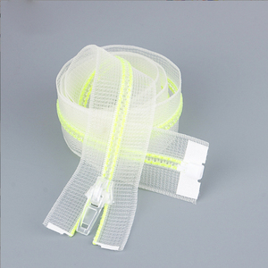 <span class=keywords><strong>Fermeture</strong></span> à glissière transparente No.5 fil coloré dentelle de maille transparente <span class=keywords><strong>fermeture</strong></span> à glissière en nylon blanc <span class=keywords><strong>fermeture</strong></span> à glissière veste à extrémité ouverte - Product Image 3