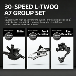 Vélo de route 700C 24 vitesses, cadre en acier carbone, fourche personnalisable, freins à disque doubles, roues en alliage d'aluminium, course - Product Image 5