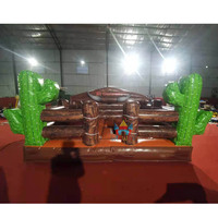 Prix bon marché de taureau de rodéo de taureau mécanique de nouvelle conception avec l'équitation mécanique de taureau de tapis gonflable à vendre