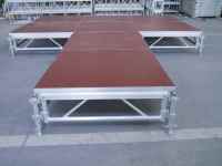 Scène de spectacle mobile en aluminium portable pour mariage, fête, exposition, événement, podium, podium extérieur, podium mobile, podium de danse, DJ, concert, éclairage
