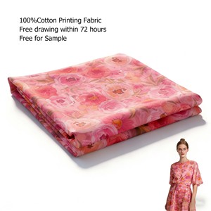 Nueva Llegada, Tela de Algodón Ligera Tejida con Diseños Florales de Liberty London, Impresión Digital Personalizada, Algodón Orgánico Peinado Tana Lawn para Prendas - Product Image 3