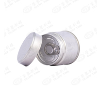 Boîte d'emballage en fer blanc ronde pour matcha, vente en gros d'usine, boîte cadeau pour poudres de thé matcha