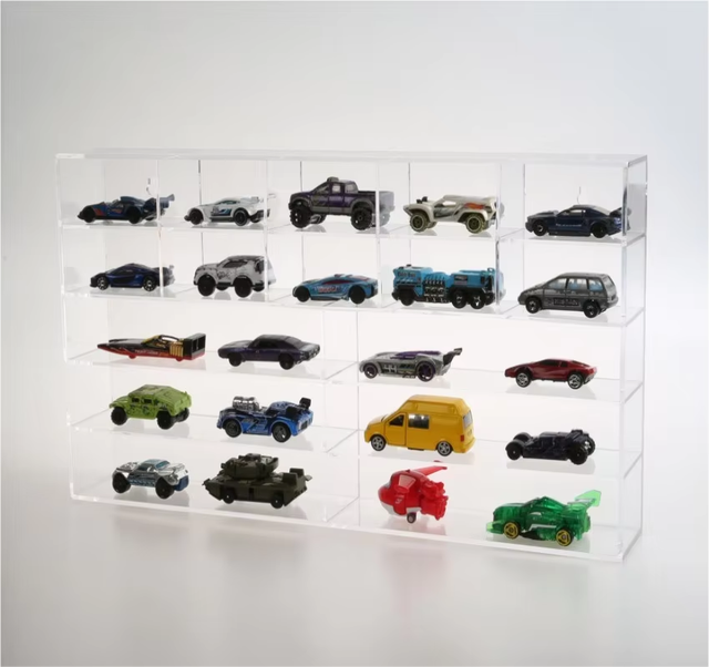 1:18 Acrylic Diecast Cars Display Case for Children Exhibition