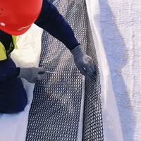 Filet de drainage géocomposite et géotissu composite pour la construction de routes et le contrôle de l'érosion