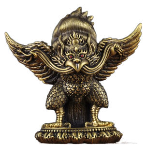 Dapeng 황금 날개 새 동상 수제 금 새 조각 장식 주조 기술 마스코트 - Product Image 5