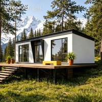 Maison Modulaire Moderne, Pod de Bureau Préfabriqué Mobile, Tiny House, Maisons Conteneurs Durables pour Hôtels et Appartements