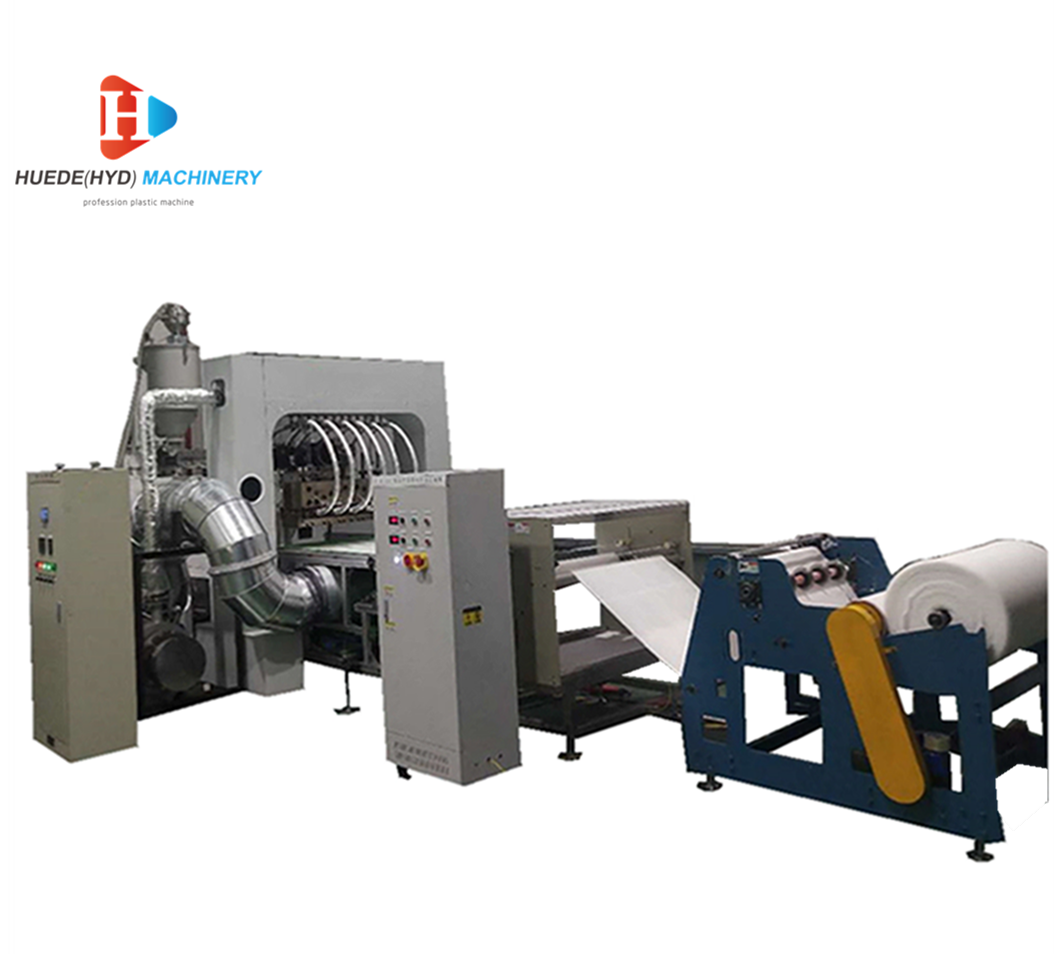 Высокое качество аэродинамическим способом из расплава нетканые ткани гофрированные стальные панели стены делая машину