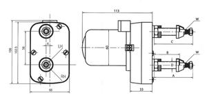 320 Motore tergicristallo Per Trattore 12V 24V 1.8 nm per Claas Case-IH David Brown John deere macchine agricole - Product Image 2