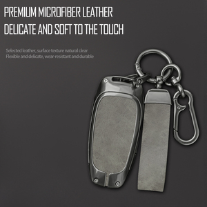 Funda de Aleación de Zinc para Llave de Coche Hyundai Santa Fe <span class=keywords><strong>Tucson</strong></span> <span class=keywords><strong>2022</strong></span> NEXO NX4 Atos Prime Solaris 2021, Accesorios para Llavero - Product Image 6