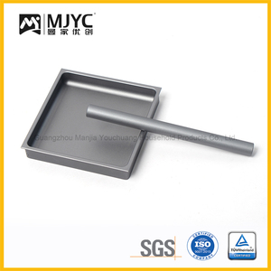 Perangkat keras Aluminium Mebel kabinet tersembunyi pegangan persegi pintu geser tersembunyi pegangan tarik lemari pakaian - Product Image 3