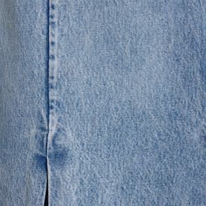 กระโปรงยีนส์ทรงเอเอวสูงแบบพับได้จากโรงงานจีน สีฟ้าฟอก สำหรับผู้หญิง - Product Image 5