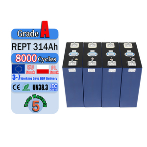 Batteries rechargeables LiFePO4 EU 3.2V haute capacité 314Ah 8000 cycles, cellules prismatiques LiFePO4 pour stockage d'énergie solaire - Product Image 1