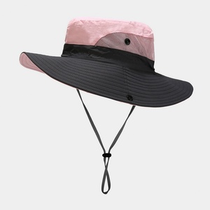 Sombrero de Pesca para Mujer con Protección UV y Ventilación, Sombrero de Sol Tipo Bucket para Adultos con Solapa para el Cuello, Venta al Por Mayor - Product Image 4