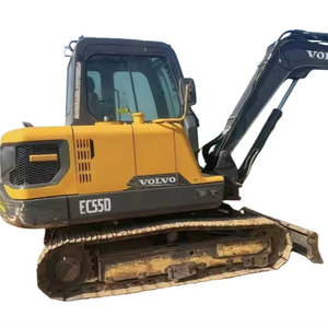 Excavadora Volvo de segunda mano ec55 5 toneladas máquina pequeña excavadora Volvo ec55 MIDI en stock - Product Image 1