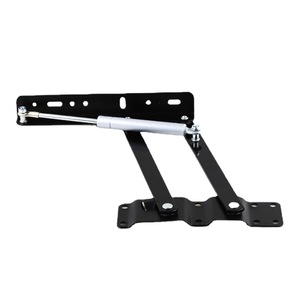 Soporte para Mesa de Centro con Resorte de Gas y Mecanismo de Elevación, Acero Laminado en Frío Negro, Diseño Moderno y Simple, Ahorro de Espacio - Product Image 4