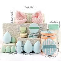 Ensemble d'outils de beauté 33 pièces avec trousse de maquillage de voyage, ensemble complet de pinceaux et houppettes pour le maquillage avant et après application