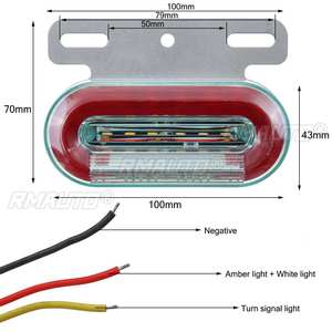 ไฟเลี้ยวข้างรถบรรทุก 12V 24V ไฟส่องสว่างภายนอกรถยนต์ ไฟสัญญาณ ไฟเตือน ไฟท้ายรถพ่วง รถบรรทุก - Product Image 6