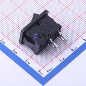RS601A-1010011BB Rocker Switch Through hole Component (THT) Switch 21mm 15mm 13.6mm Concave Bend - Product Image 2