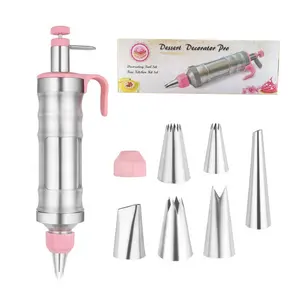 Hand-pressed cake decorating gun Home DIY baking tools Decorating set Multifunctional cream gun Biscuit gun