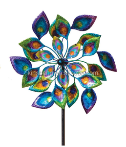 Coloré lumière <span class=keywords><strong>solaire</strong></span> <span class=keywords><strong>jardin</strong></span> maison <span class=keywords><strong>jardin</strong></span> pieu décoratif en métal <span class=keywords><strong>moulin</strong></span> à vent fleur bâton <span class=keywords><strong>de</strong></span> <span class=keywords><strong>jardin</strong></span> - Product Image 1