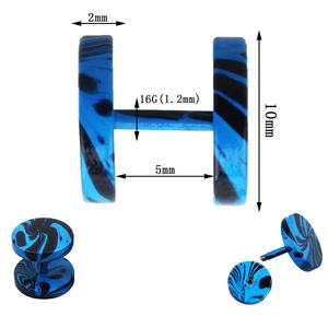 Ensemble de 10 boucles d'oreilles Tragus rondes en acier inoxydable Cartilage <span class=keywords><strong>Helix</strong></span> oreille os Piercing bijoux pour mariages et cadeaux - Product Image 2